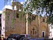 Orosei: chiesa del Rosario: veduta laterale con l’ingresso sulla piazza