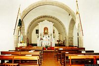 Abbasanta-chiesa campestre di Sant’Agostino: interno verso il presbiterio