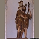 Aritzo-chiesa parrocchiale di San Michele Arcangelo: nella Cappella di San Cristoforo la statua di San Cristoforo con Bambino