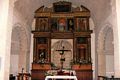 Bonorva: chiesa di San Giovanni Battista: il pregevole altare ligneo