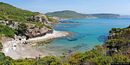 La costa verso Bosa: la spiaggia di Compoltitu