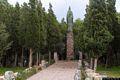 Carbonia: il parco del Colle di Rosmarino: la statua della Madonna