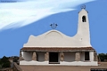 Arzachena-Porto Cervo: facciata della piccola chiesa di Stella Maris