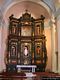 Dorgali: chiesa parrocchiale di Santa Caterina: altare ligneo del 1957 nel transetto sinistro
