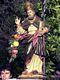 Gergei-Festa di San Biagio: statua di San Biagio addobbata