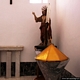 Orotelli-chiesa parrocchiale di San Giovanni Battista: statua lignea di San Giovanni del quindicesimo secolo