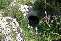 Osilo-necropoli di tombe a prospetto architettonico di Ittiari: ingresso della tomba 3