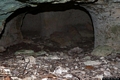 Osilo-Necropoli di Badde Inza: interno della grotta 3