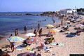 Porto Torres: la spiaggia di Scoglio lungo: la scogliera e la spiaggia