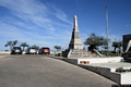 Portoscuso-Largo Antonio Gramsci con il Monumento ai Caduti di Portoscuso