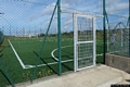 Portoscuso-Paringianu: ingresso del campo da calcetto ossia da calcio a cinque