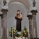 Quartu Sant’Elena-chiesa parrocchiale di Sant’Antonio da Padova: statua di Sant’Antonio da Padova sopra l’altare