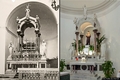 Quartu Sant’Elena-Altare con ciborio prima nella chiesa di Santa Rosalia a Cagliari e oggi nella chiesa di sant’Antonio a Quartu Sant’Elena