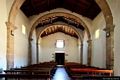 Samugheo: Chiesa campestre di San Basilio Magno: interno verso il portale di ingresso