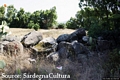 San Giovanni Suergiu-Is Gannaus: resti del nuraghe Is Gannaus