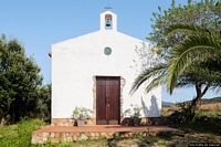 Santadi-Barrua: facciata della chiesa parrocchiale di Santa Maria di Monte Fracca
