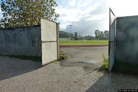 Santadi-Is Collus: ingresso del Campo da Calcio Comunale