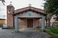 Santadi-Terresoli: facciata della chiesa parrocchiale di San Giovanni Bosco