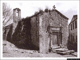 Semestene-Vecchia foto dell’antica Chiesa di Santa Croce prima della demolizione