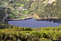 Sinnai-La diga Sinnai I in località Cuccuru Sa Cresia con il suo bacino idrico