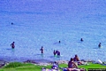 Stintino-La spiaggia Pelosa: bagno nello splandido mare della Pelosa