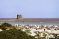 Stintino-Mare di Stintino: la Torre della Pelosa vista dalla spiaggia Pelosetta