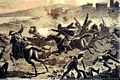 Nella battaglia del Margine Rosso la difesa di Cagliari dei Miliziani contro la fanteria francese