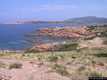 Trinità d’Agultu: isola Rossa: veduta della costa dalla torre Aragonese